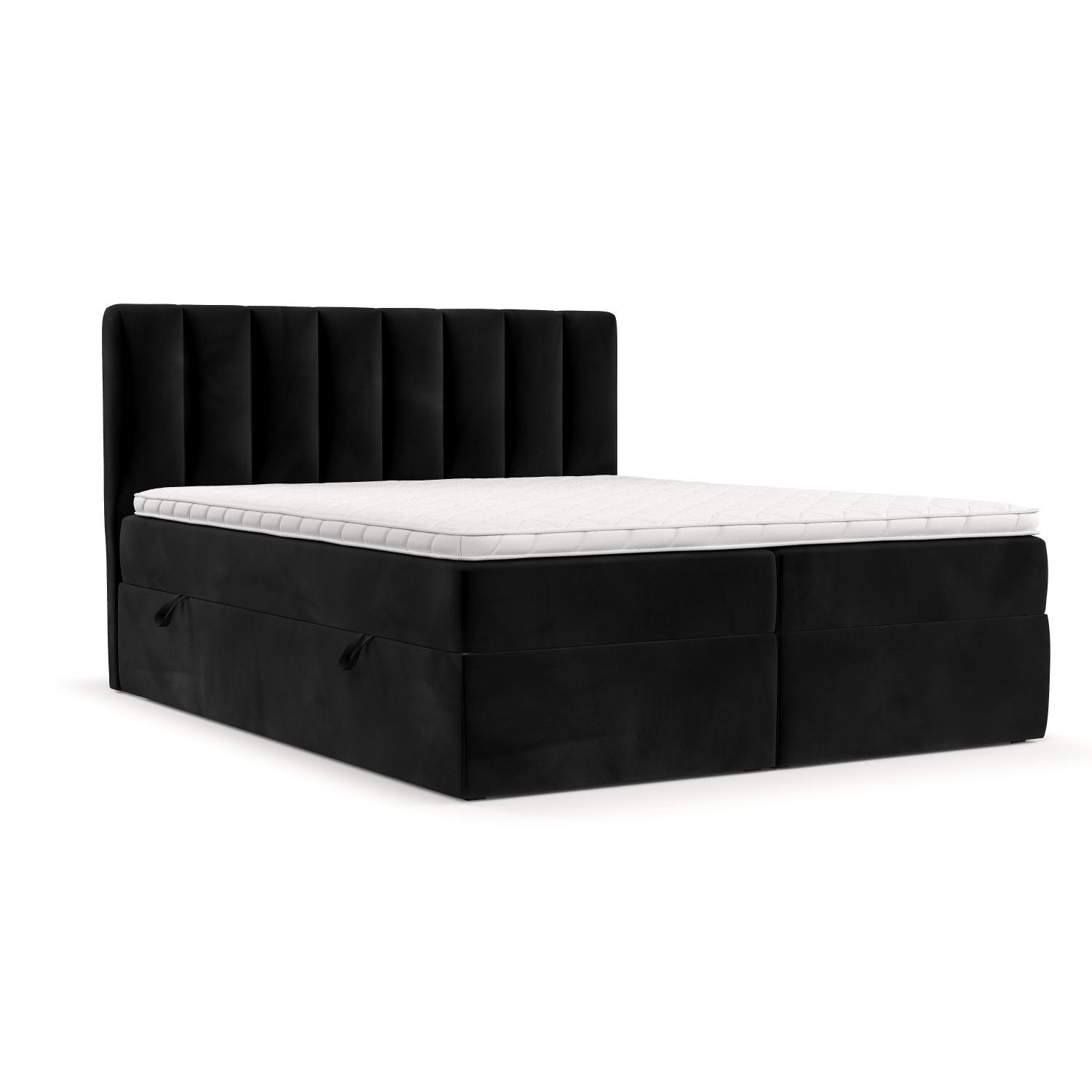 wohnli-moebel-suche-800001932946 Wohnli Möbelsuche - BOXBETT Bari 180/200 cm Schwarz im Kronos Stoff