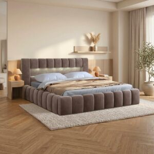 wohnli-moebel-suche-800001933980-1 BOXBETT 180/200 Auria Braun Holz Petits-meubles Möbel > Betten > Boxspringbetten Braun
