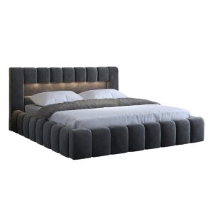 Wohnli Möbelsuche - BOXBETT 160/200 Auria Dunkelgrau