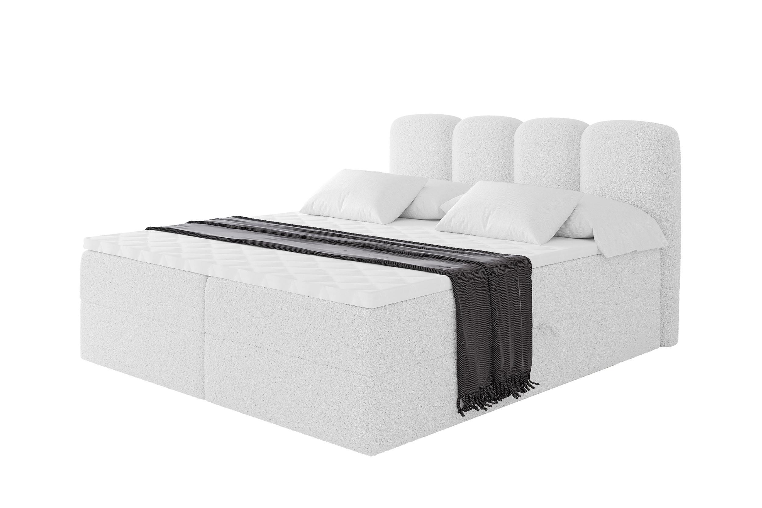 wohnli-moebel-suche-800001940307 Wohnli Möbelsuche - BOXBETT mit Matratze H4 - NINA - 200x200 cm - Weiß