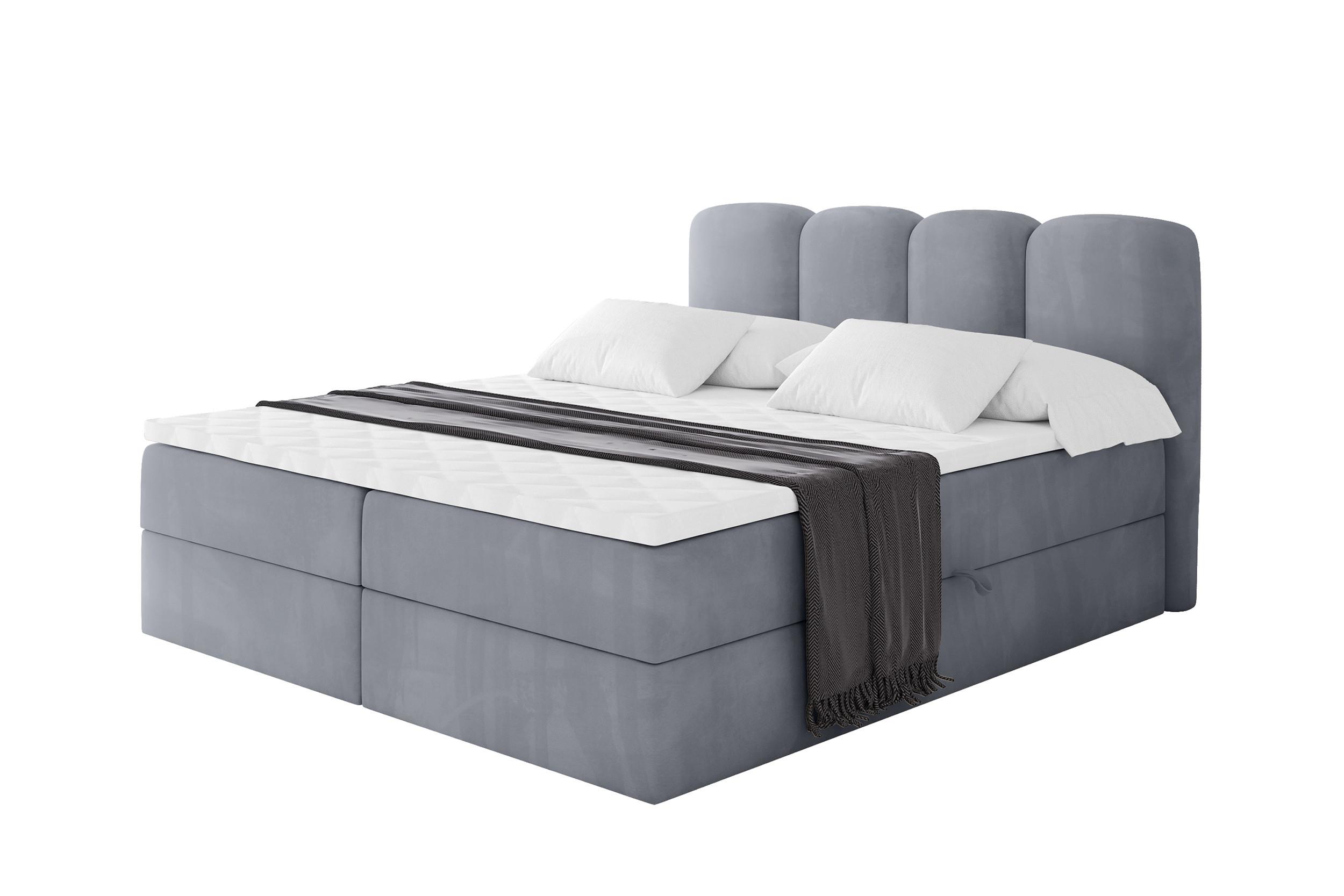 wohnli-moebel-suche-800001940359 Wohnli Möbelsuche - BOXBETT mit Matratze H4 - NINA - 180x200 cm - Grau