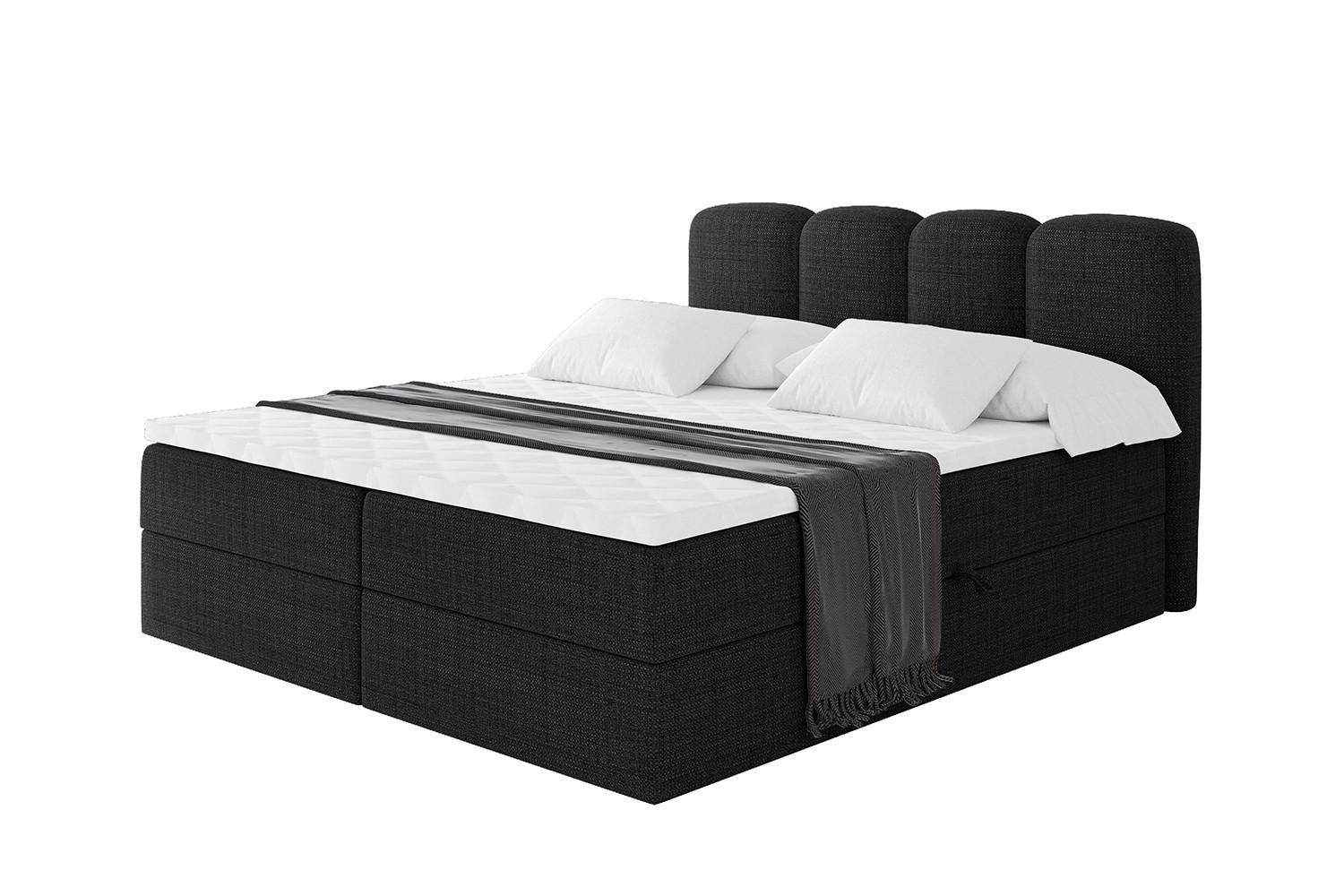 wohnli-moebel-suche-800001940454 Wohnli Möbelsuche - BOXBETT mit Matratze H4 - NINA - 120x200 cm - Schwarz