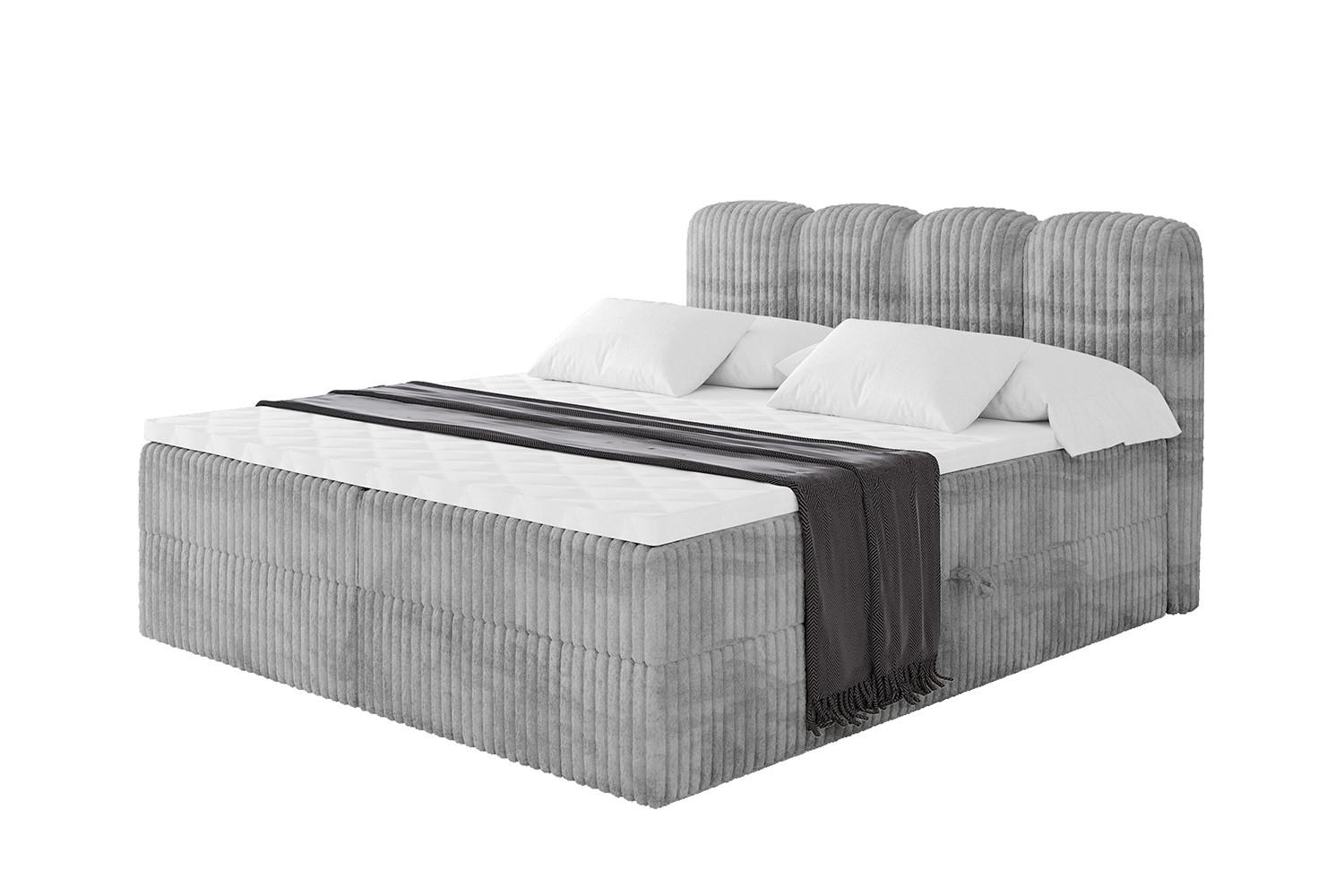 wohnli-moebel-suche-800001940524 Wohnli Möbelsuche - BOXBETT mit Matratze H4 - NINA - 180x200 cm - Hellgrau