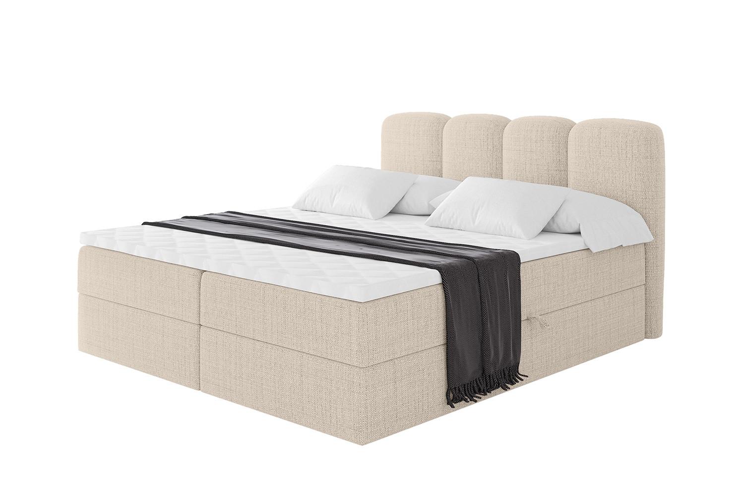 wohnli-moebel-suche-800001940534 Wohnli Möbelsuche - BOXBETT mit Matratze H4 - NINA - 200x200 cm - Beige