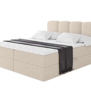 wohnli-moebel-suche-800001940576 Wohnli Möbelsuche - BOXBETT mit Matratze H3 - NINA - 200x200 cm - Beige