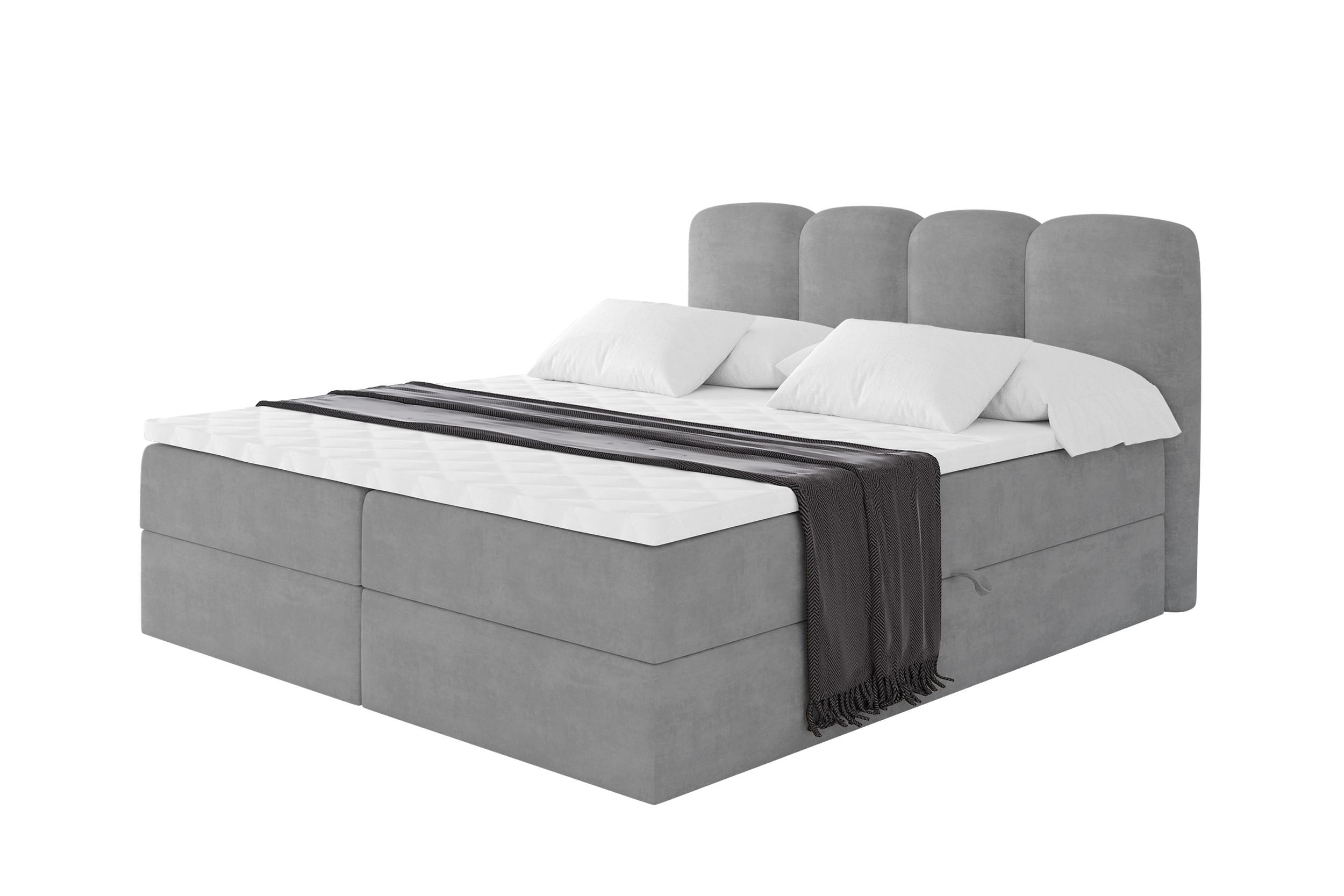 wohnli-moebel-suche-800001940600 Wohnli Möbelsuche - BOXBETT mit Matratze H4 - NINA - 120x200 cm - Hellgrau
