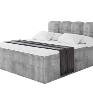 wohnli-moebel-suche-800001940645 Wohnli Möbelsuche - BOXBETT mit Matratze H3 - NINA - 160x200 cm - Hellgrau
