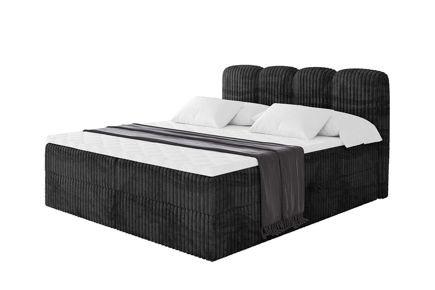 wohnli-moebel-suche-800001940720 Wohnli Möbelsuche - BOXBETT mit Matratze H3 - NINA - 180x200 cm - Schwarz