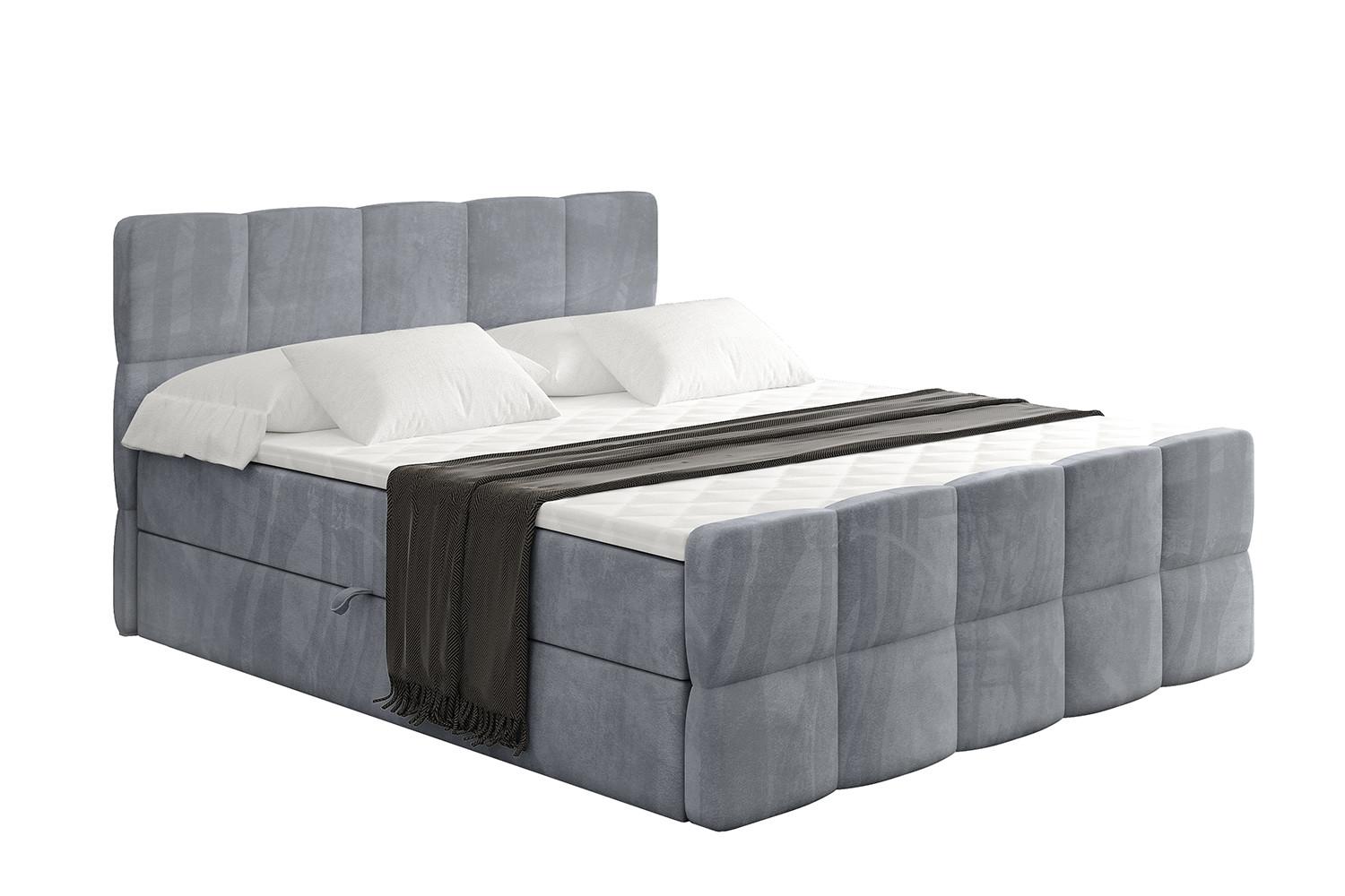 wohnli-moebel-suche-800001947934 Wohnli Möbelsuche - BOXBETT mit Matratze H4 und Lattenrost - LIRO-Z - 160x200 - Grau Casablanca