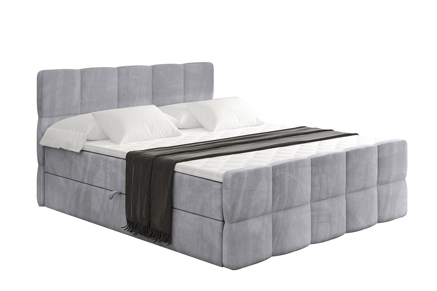 wohnli-moebel-suche-800001947970 Wohnli Möbelsuche - BOXBETT mit Matratze H4 und Lattenrost - LIRO-Z - 160x200 - Grau Monolith