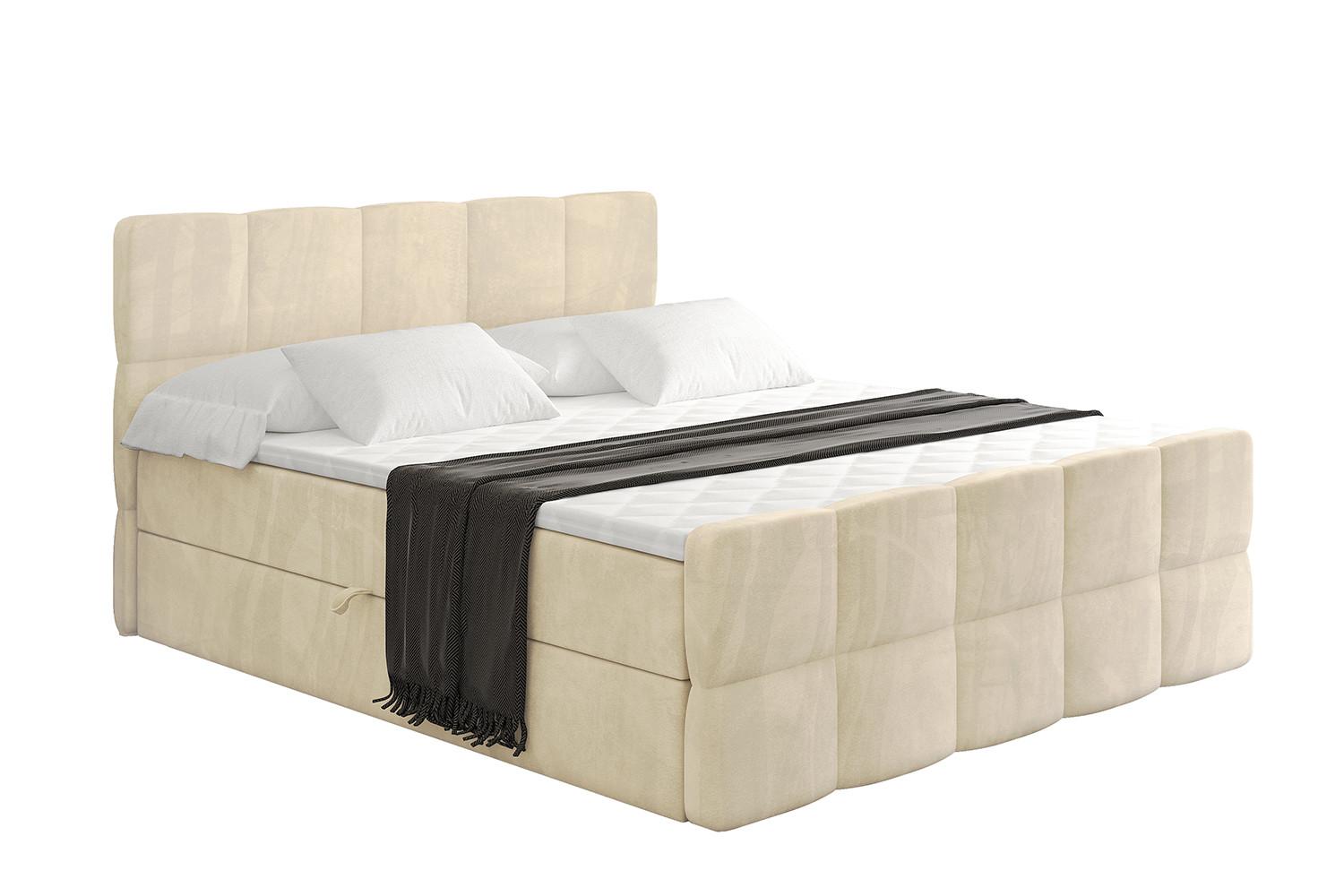 wohnli-moebel-suche-800001947989 Wohnli Möbelsuche - BOXBETT mit Matratze H4 und Lattenrost - LIRO-Z - 180x200 - Beige Monolith