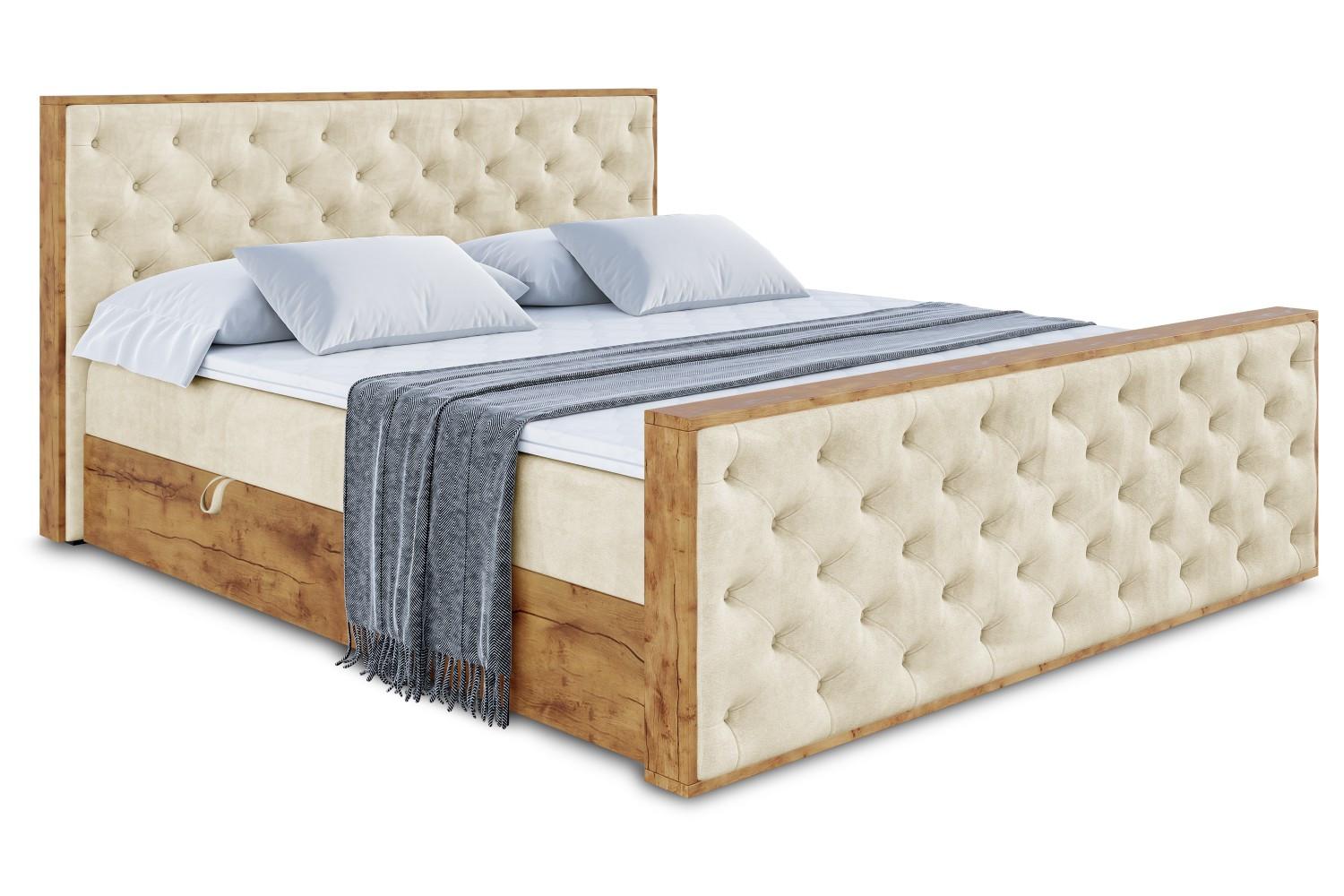 wohnli-moebel-suche-800001948377 Wohnli Möbelsuche - BOXBETT mit Matratze H4 und Lattenrost - LOLLI3-Z - 160x200 - Beige Monolith