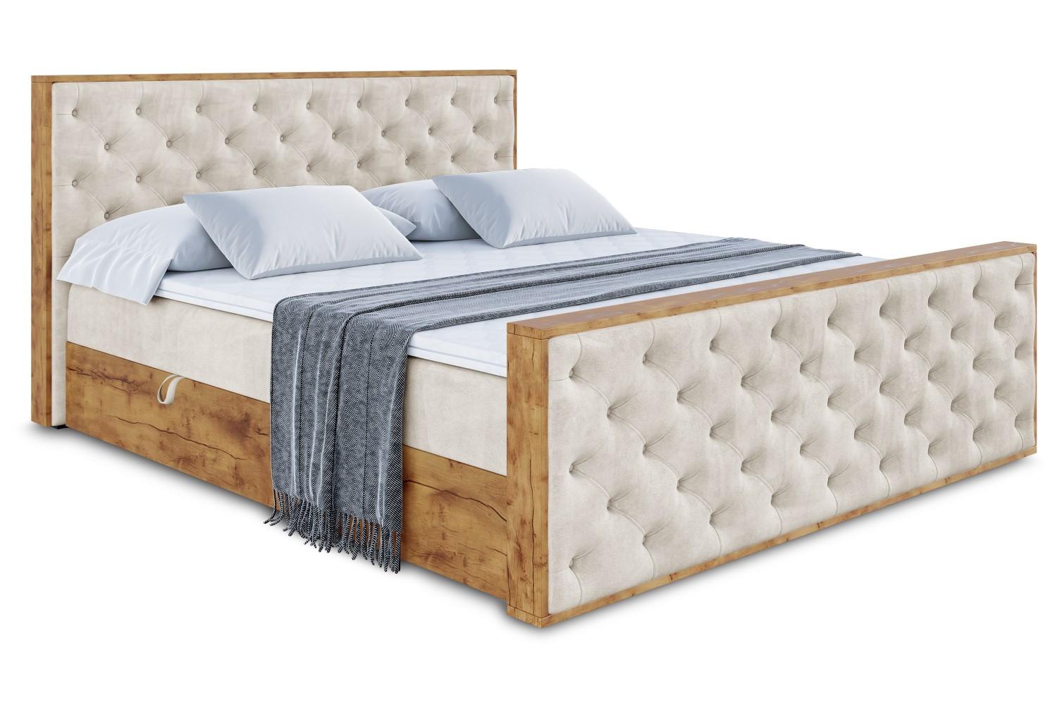 wohnli-moebel-suche-800001948444 Wohnli Möbelsuche - BOXBETT mit Matratze H4 und Lattenrost - LOLLI3-Z - 180x200 - Beige Casablanca