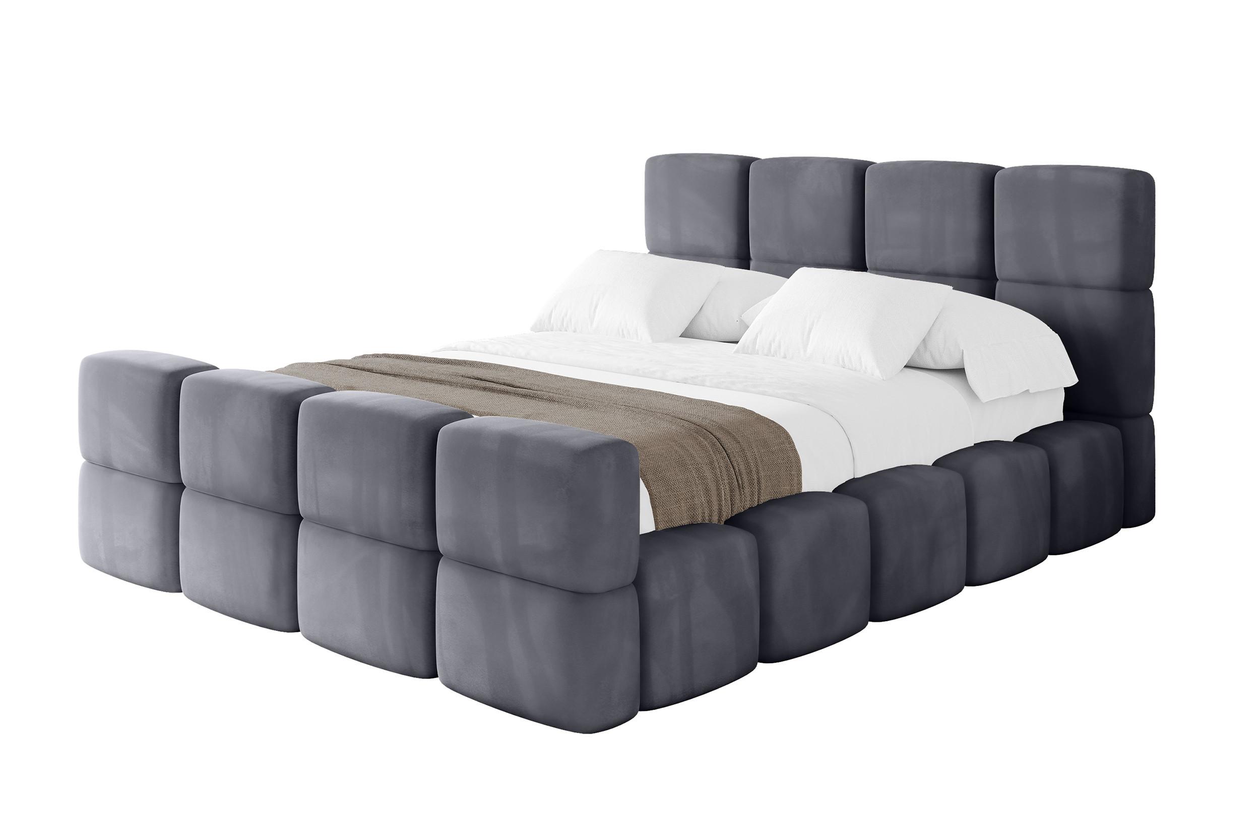 wohnli-moebel-suche-800001949810 Wohnli Möbelsuche - POLSTERBETT mit Bettkasten und Lattenrost mit Matratze H3/H4