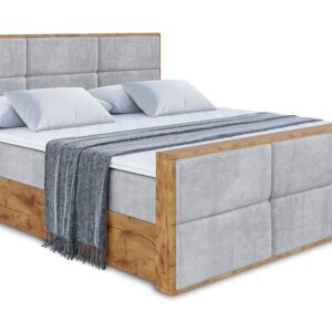 Wohnli Möbelsuche - BOXBETT mit Matratze H4 und Lattenrost - LOLLI1-Z - 120x200 - Grau Monolith