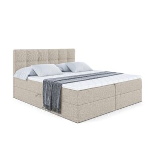 wohnli-moebel-suche-800001951437 Wohnli Möbelsuche - BOXBETT mit Matratze H3 und Lattenrost - MARCE - 200x200 Beige