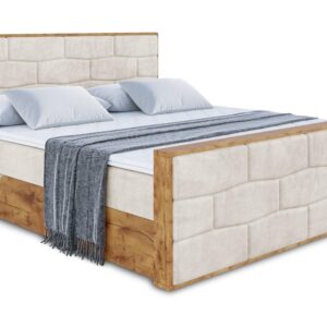 Wohnli Möbelsuche - BOXBETT mit Matratze H4 und Lattenrost - LOLLI8-Z - 180x200 - Beige Casablanca