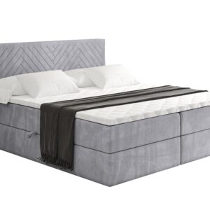 wohnli-moebel-suche-800001952525 Wohnli Möbelsuche - BOXBETT mit Matratze H4 und Lattenrost - VEXA - 120x200 - Grau Monolith