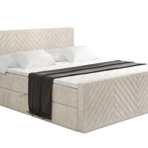 wohnli-moebel-suche-800001953107 Wohnli Möbelsuche - BOXBETT mit Matratze H4 und Lattenrost - VEXA-Z - 160x200 - Beige Casablanca