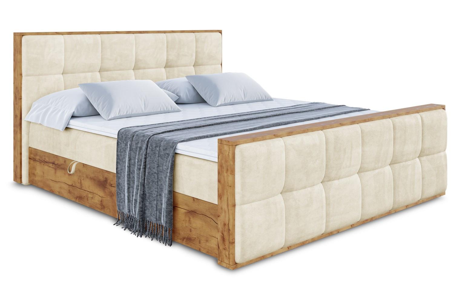 wohnli-moebel-suche-800001953605 Wohnli Möbelsuche - BOXBETT mit Matratze H4 und Lattenrost - LOLLI7-Z - 120x200 - Beige Monolith