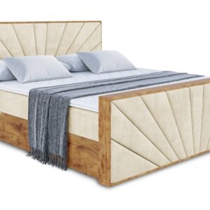 wohnli-moebel-suche-800001954300 Wohnli Möbelsuche - BOXBETT mit Matratze H4 und Lattenrost - LOLLI6-Z - 200x200 - Beige Monolith