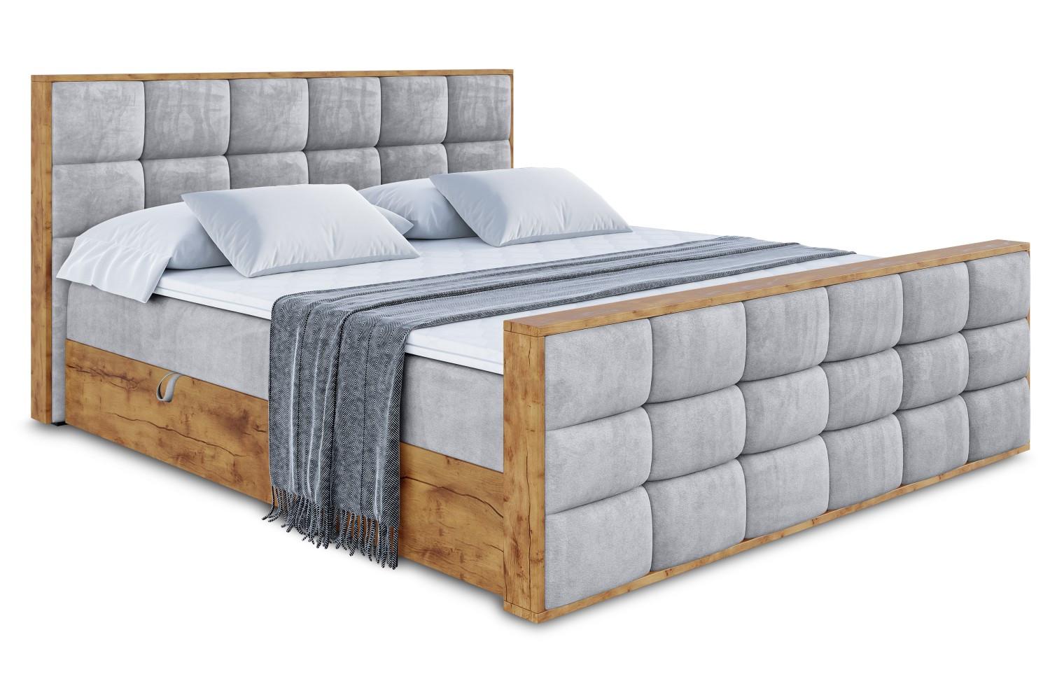 wohnli-moebel-suche-800001954884 Wohnli Möbelsuche - BOXBETT mit Matratze H4 und Lattenrost - LOLLI2-Z - 180x200 - Grau Monolith