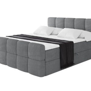 wohnli-moebel-suche-800001955168 Wohnli Möbelsuche - BOXBETT mit Matratze H3 - FAMA-Z - 160x200 cm Dunkelgrau Poso