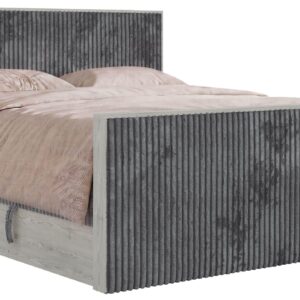 wohnli-moebel-suche-800001964924 Wohnli Möbelsuche - BOXSPRINGBETT NORDIC KING DUO 140/200 - Grau Cord - Topper T25 - H3