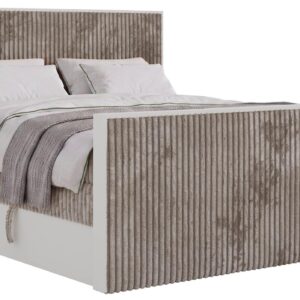 wohnli-moebel-suche-800001965226 Wohnli Möbelsuche - BOXSPRINGBETT TRAVIT KING DUO 140/200 - Hellbraun Cord - Topper T25 - H4
