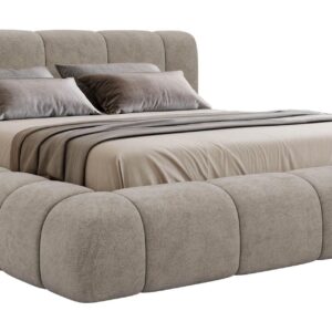 wohnli-moebel-suche-800001965542 Wohnli Möbelsuche - POLSTERBETT NUBEA CLASSIC 180/200 - Beige Struktur - Pocket-Matratze