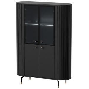Wohnli Möbelsuche - VITRINE Zalia mit Glastüren und Stauraum
