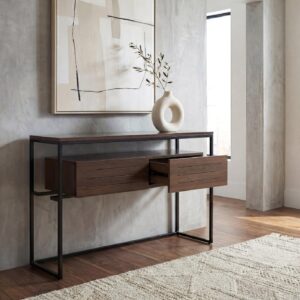 wohnli-moebel-suche-800001982103-1 KONSOLENTISCH rechteck Braun Holz MCW Möbel > Kommoden & Schubladenschränke > Konsolentische Braun
