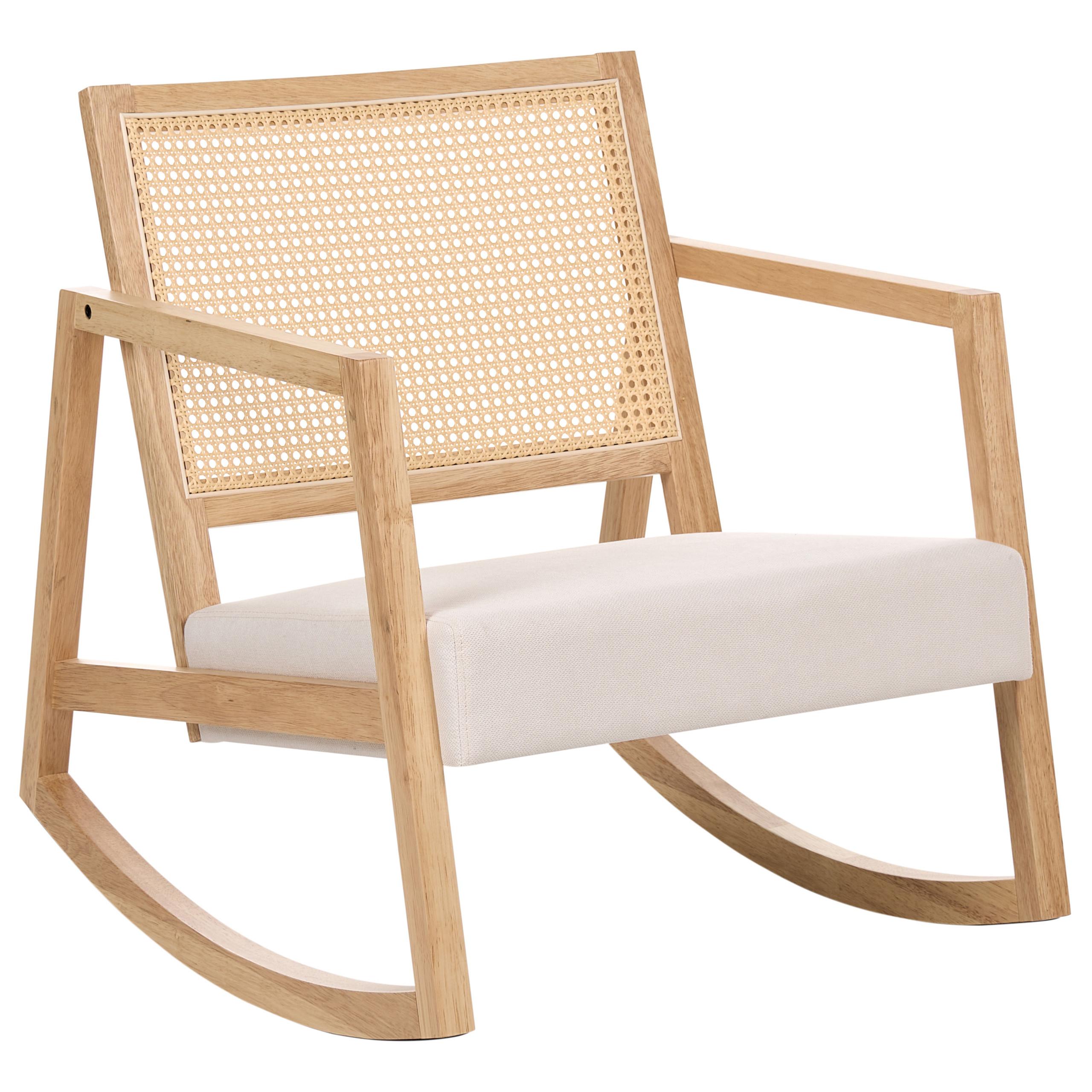 wohnli-moebel-suche-800001983050 Wohnli Möbelsuche - SCHAUKELSESSEL Holz Hellbraun/Hellbeige Leidy