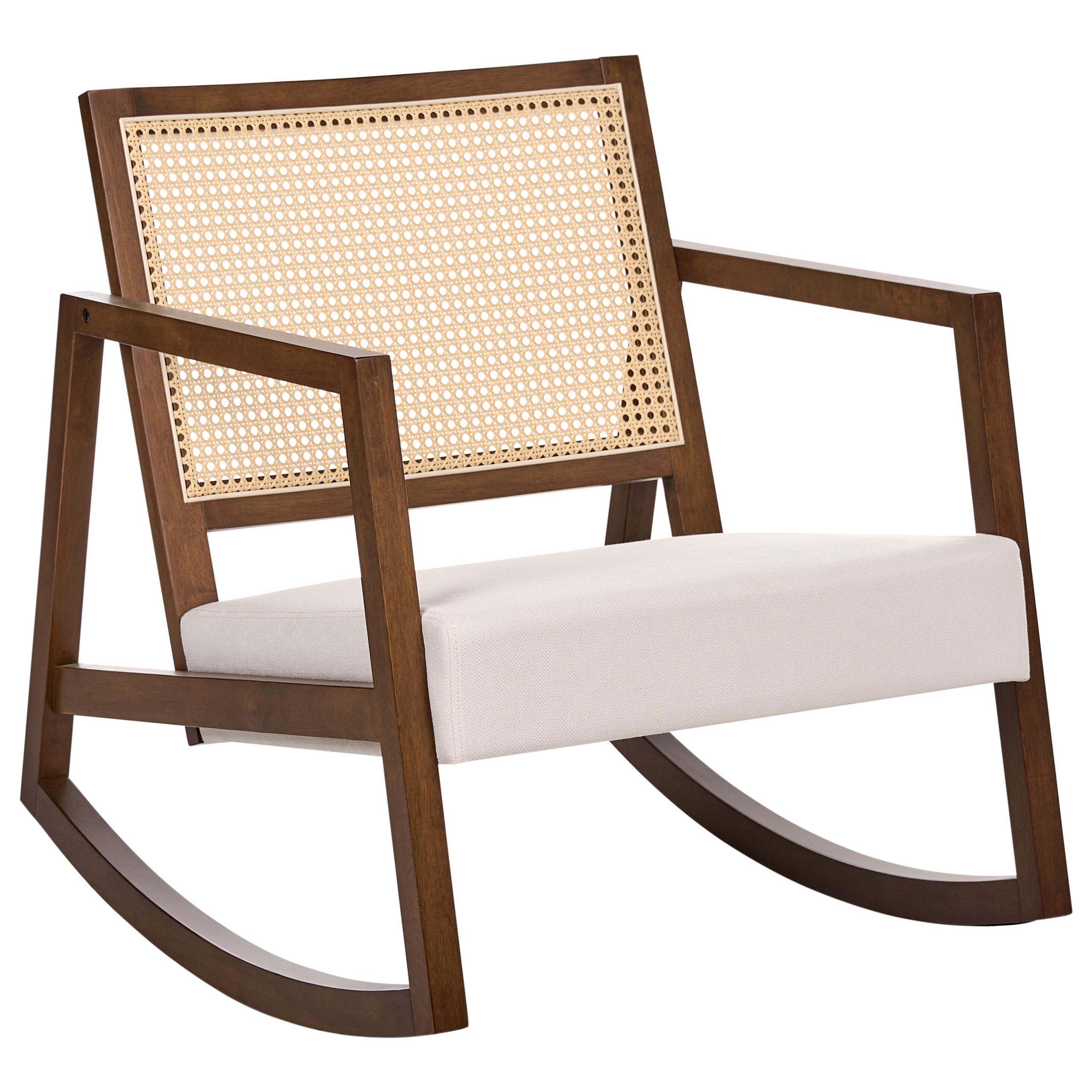 wohnli-moebel-suche-800001983052 Wohnli Möbelsuche - SCHAUKELSESSEL Holz Braun/Hellbeige Leidy