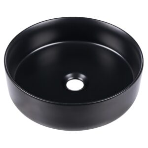 wohnli-moebel-suche-800001983076 Wohnli Möbelsuche - AUFSATZWASCHBECKEN Schwarz 40 cm Keramik Tebar