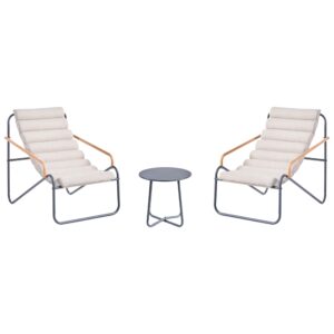 wohnli-moebel-suche-800001983079 Wohnli Möbelsuche - LOUNGE-SET mit Tisch 2-Sitzer Metall Dunkelgrau Pasto