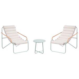 wohnli-moebel-suche-800001983083 Wohnli Möbelsuche - LOUNGE-SET mit Tisch 2-Sitzer Metall Mintgrün Pasto