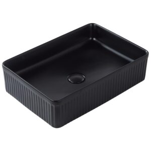 wohnli-moebel-suche-800001983093 Wohnli Möbelsuche - AUFSATZWASCHBECKEN Schwarz 50/34 cm Keramik Geldo
