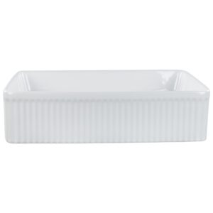 wohnli-moebel-suche-800001983097-1 AUFSATZWASCHBECKEN Weiß 50/34 cm Keramik Geldo Keramik Beliani Möbel > Schränke > Badezimmerschränke Weiß