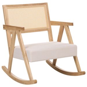 wohnli-moebel-suche-800001983133 Wohnli Möbelsuche - SCHAUKELSESSEL Holz Hellbraun/Hellbeige Rya