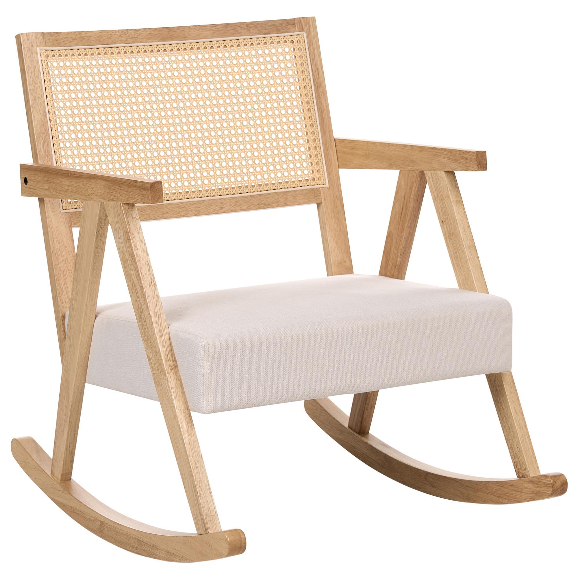 wohnli-moebel-suche-800001983133 Wohnli Möbelsuche - SCHAUKELSESSEL Holz Hellbraun/Hellbeige Rya