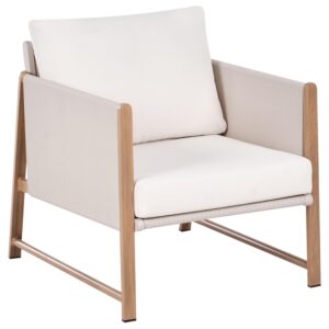 wohnli-moebel-suche-800001983160-1 LOUNGE-SET mit Tisch und Ottomane 5-Sitzer Metall Hellbeige Nola Metall Beliani Garten & Outdoor > Gartenmöbel > Gartenmöbel-Sets Braun
