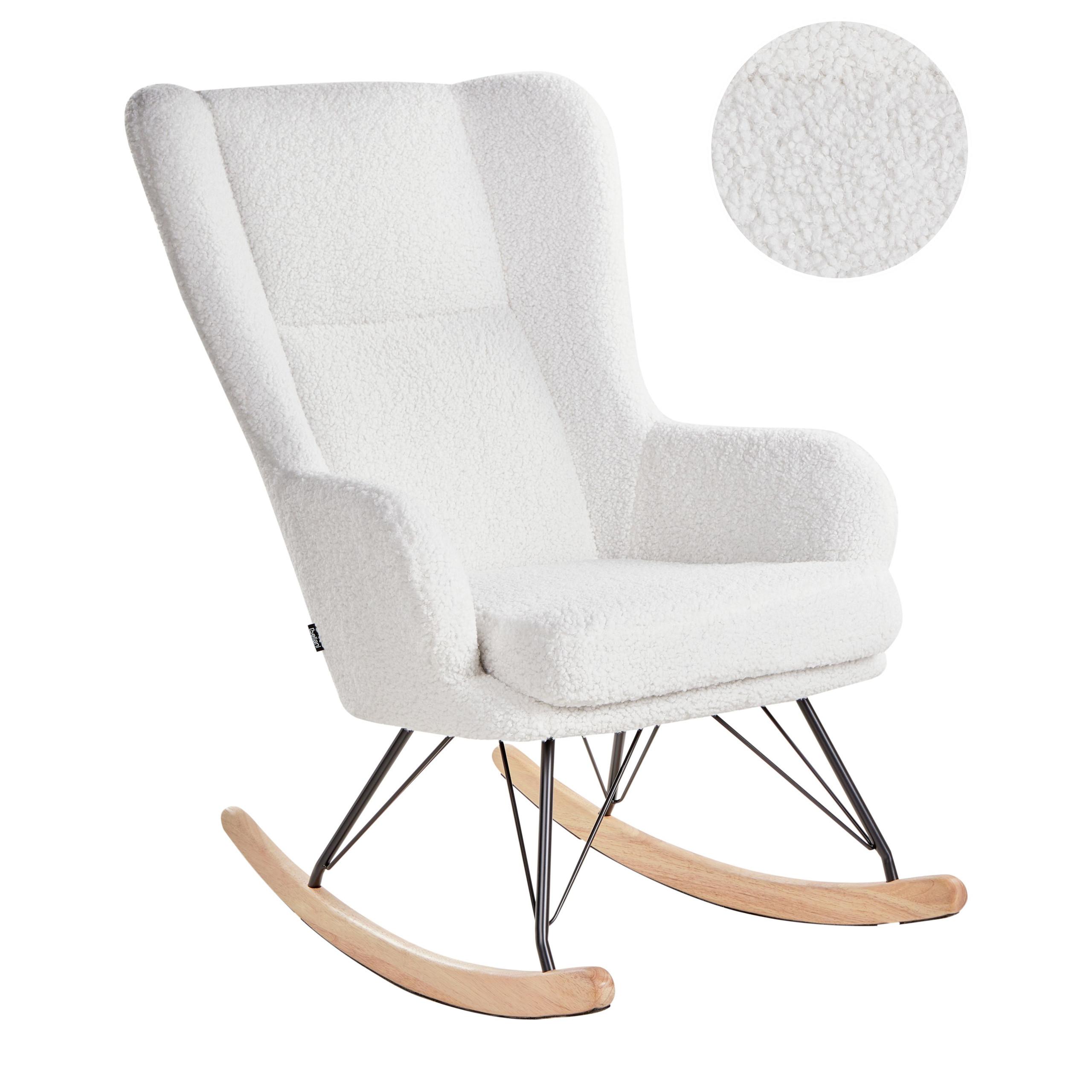 wohnli-moebel-suche-800001983172 Wohnli Möbelsuche - SCHAUKELSESSEL Bouclé Cremeweiß Luoma