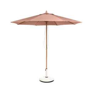 wohnli-moebel-suche-800001983260-1 MARKTSCHIRM 270 cm Braun Toscana Holz Beliani Garten & Outdoor > Sonnen- & Sichtschutz > Sonnen- & Ampelschirme Braun