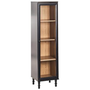wohnli-moebel-suche-800001983474 Wohnli Möbelsuche - VITRINE mit Glastüren 40 cm Schwarz Tingledale