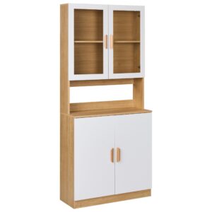 wohnli-moebel-suche-800001983482 Wohnli Möbelsuche - VITRINE mit Glastüren 80 cm Weiß Cygnet