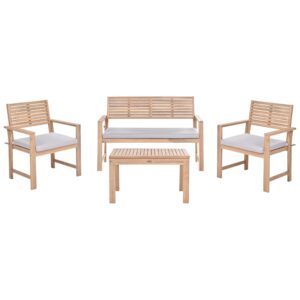 wohnli-moebel-suche-800001983607 Wohnli Möbelsuche - LOUNGE-SET mit Tisch 4-Sitzer zertifiziertes Akazienholz Grau Fiames