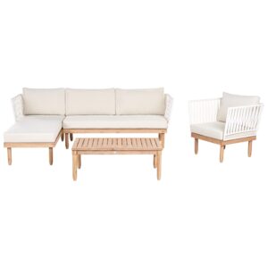 wohnli-moebel-suche-800001983608 Wohnli Möbelsuche - LOUNGE-SET mit Tisch 4-Sitzer Akazienholz rechtsseitig Weiß Cremona
