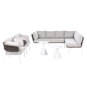 wohnli-moebel-suche-800001983611 Wohnli Möbelsuche - GARTENSOFA Set 7-Sitzer mit Tischen Beige Robella