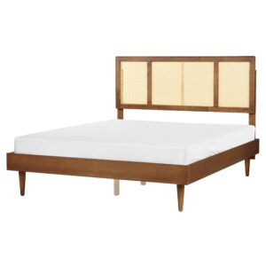 wohnli-moebel-suche-800001983806 Wohnli Möbelsuche - BETT mit Lattenrost 160/200 Gummibaumholz Braun Auray